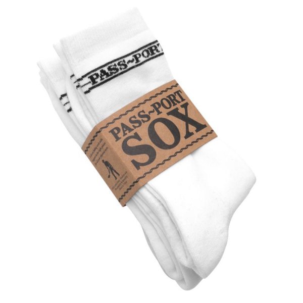 画像1: PASS~PORT. "HI SOX 3PACK SOX" - WHITE (1)