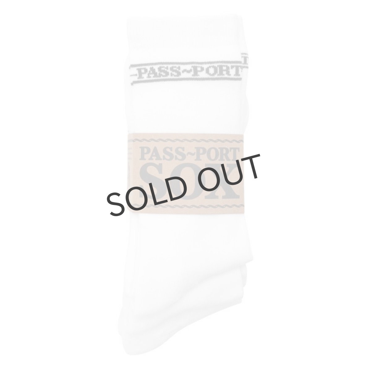 画像2: PASS~PORT. "HI SOX 3PACK SOX" - WHITE (2)