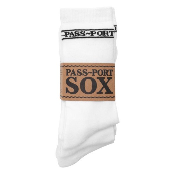 画像2: PASS~PORT. "HI SOX 3PACK SOX" - WHITE (2)