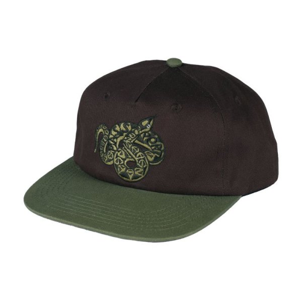画像1: PASS~PORT. "COILED WORKERS CAP" - MILITALY GREEN/CHOCOLATE (1)