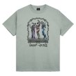 画像1: PASS~PORT. "STEAM SIRENS TEE" - STONE WASH GREEN (1)