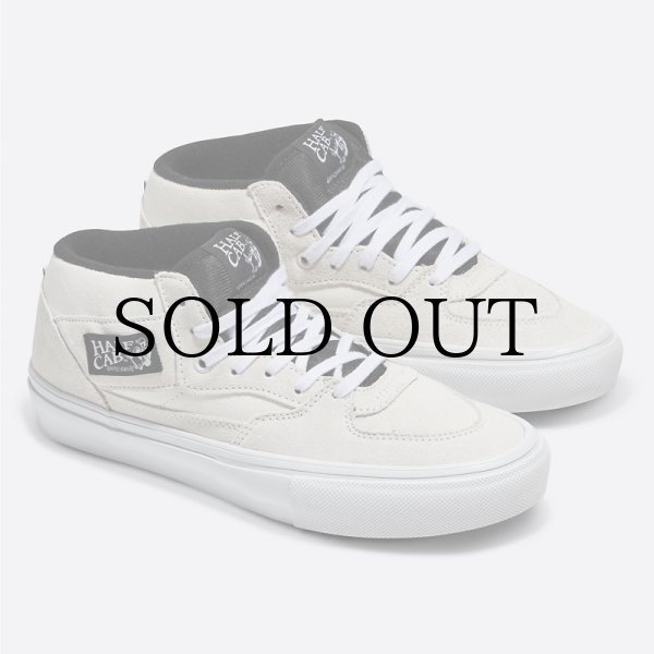画像1: VANS "SKATE HALF CAB" - WHITE / BLACK ［USA企画］ (1)