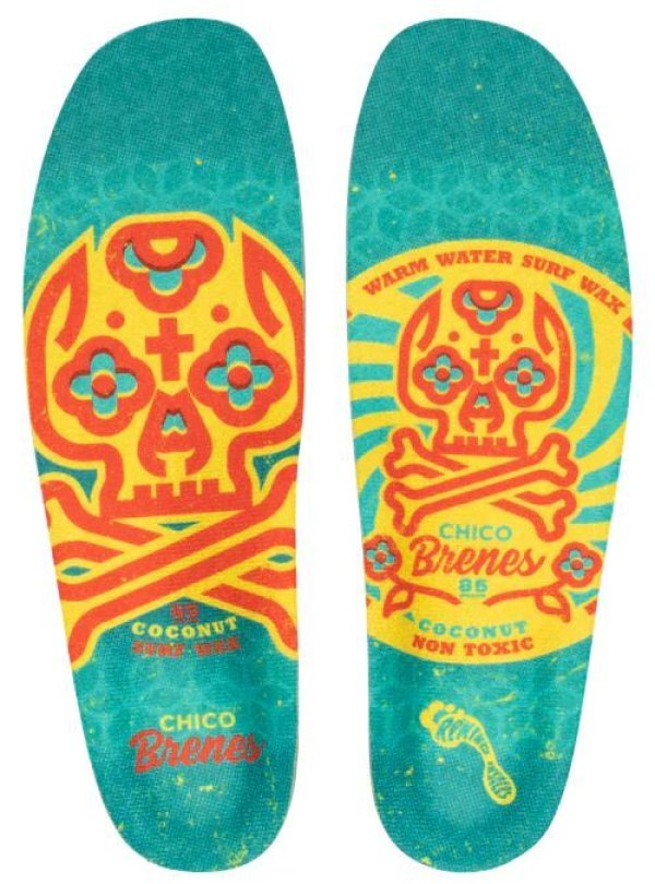 画像4: REMIND INSOLES "CUSH IMPACT 6MM Mid-High Arch | Chico Brenes Skull Wax Insoles"  (4)