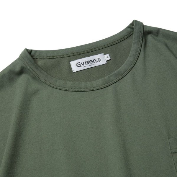 画像4: EVISEN SKATEBOARDS "STRETCH FIBER T-SHIRT" - BLACK (4)
