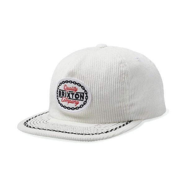 画像1: BRIXTON "CHAIN MP SNPK" - WHITE CORD (1)