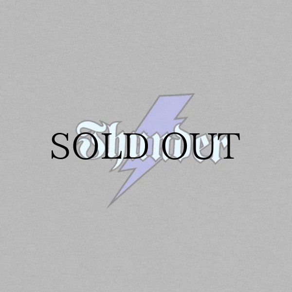 画像3: 【THUNDER】"THUNDER BOLT SCRIPT TEE" - CHARCOAL (3)