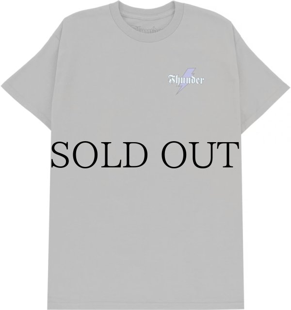 画像2: 【THUNDER】"THUNDER BOLT SCRIPT TEE" - CHARCOAL (2)