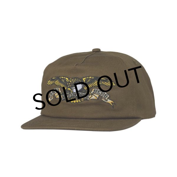 画像1: 【ANTIHERO】ANTIHERO EAGLE SNAPBACK - BROWN (1)