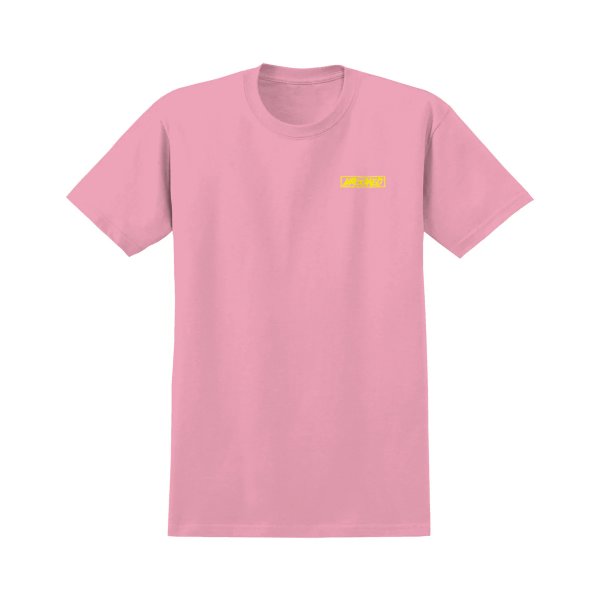 画像2: 【KROOKED】"KROOKED MOONSMILE T-SHIRT" - LT.PINK (2)