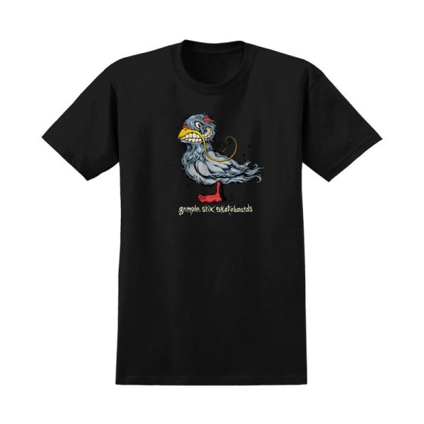 画像1: 【ANTIHERO】"GRIMPLE  PIGEON ATTACK T-SHIRTS" - BLACK (1)