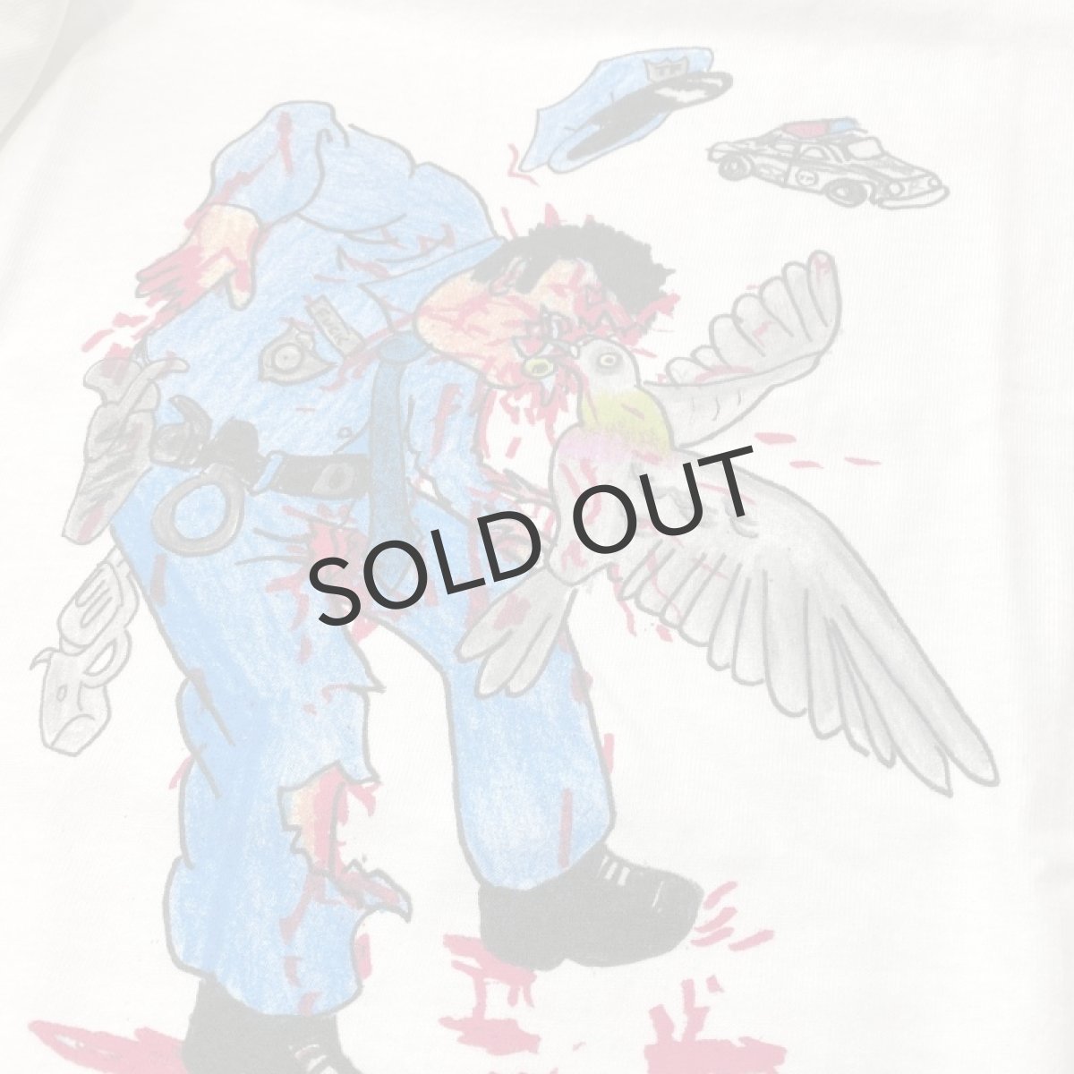 画像2: ANTIHERO " PIGEON ATTACK T-SHIRTS" - WHITE (2)