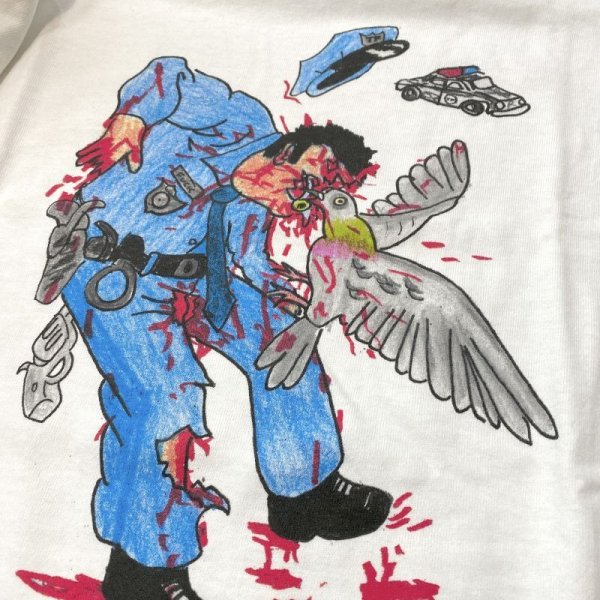 画像2: ANTIHERO " PIGEON ATTACK T-SHIRTS" - WHITE (2)