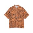 画像1: POLAR SKATE CO. "BOWLING SHIRT EXIST" - ORANGE (1)