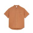 画像1: POLAR SKATE CO. "MITCHELL SHIRT" - RUST (1)