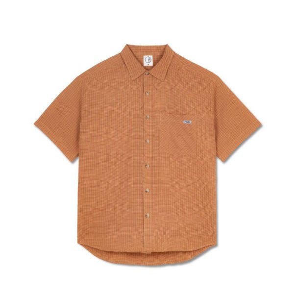 画像1: POLAR SKATE CO. "MITCHELL SHIRT" - RUST (1)