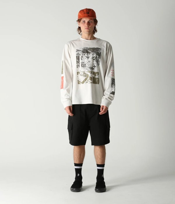 画像11: FORMER MERCHANDISE "DISTEND CARGO WALKSHORT" - WASHED BLACK (11)