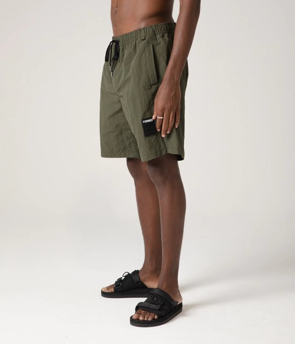画像2: FORMER MERCHANDISE "SWAN BAGGY SWIM TRUNK" - DEEP OLIVE (2)