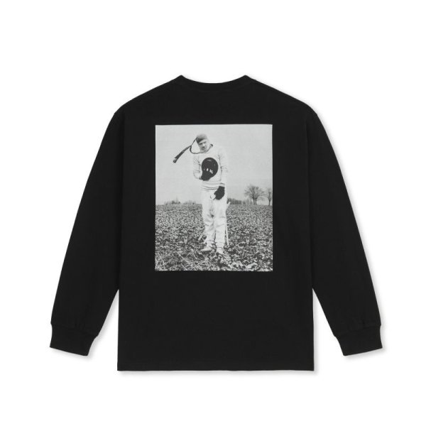 画像2: POLAR SKATE CO. "STRONGEST OF THE STRANGE L/S TEE" -  BLACK (2)
