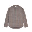 画像1: POLAR SKATE CO. "MITCHELL LS SHIRT FLANNEL" - BLUE / RUST (1)