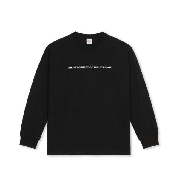 画像1: POLAR SKATE CO. "STRONGEST OF THE STRANGE L/S TEE" -  BLACK (1)