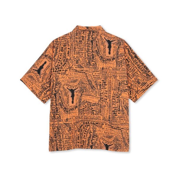 画像2: POLAR SKATE CO. "BOWLING SHIRT EXIST" - ORANGE (2)