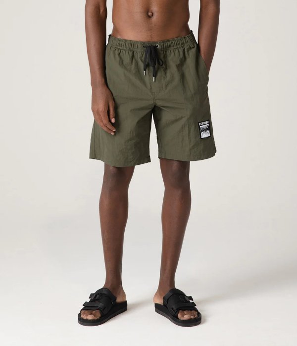 画像3: FORMER MERCHANDISE "SWAN BAGGY SWIM TRUNK" - DEEP OLIVE (3)