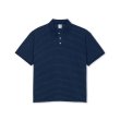 画像1: POLAR SKATE CO. "SURF POLO SHIRT DOTS" - DARK BLUE (1)