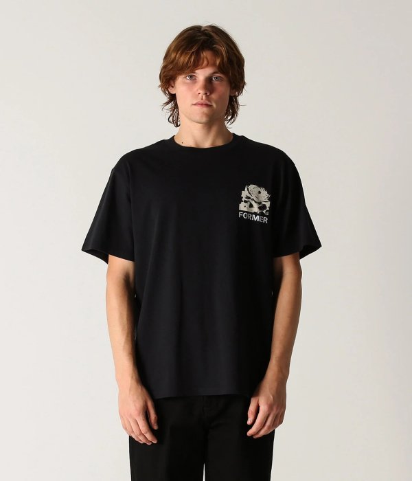 画像3: FORMER MERCHANDISE "ROSE CRUX T-SHIRT" - BLACK (3)