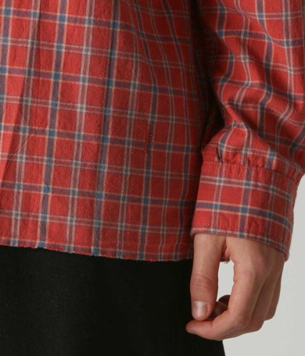 画像5: 【 SALE 】FORMER MERCHANDISE "VIVIAN LS FRAY SHIRT" -  ORANGE (5)