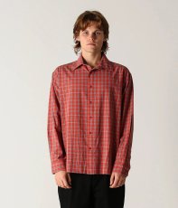 画像2: 【 SALE 】FORMER MERCHANDISE "VIVIAN LS FRAY SHIRT" -  ORANGE (2)