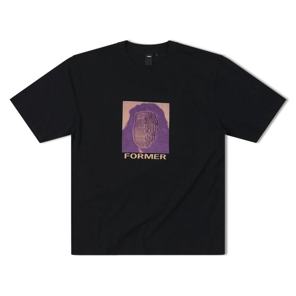 画像1: FORMER MERCHANDISE "VALE T-SHIRT" - BLACK (1)