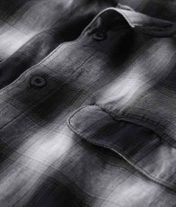 画像5: 【 SALE 】FORMER MERCHANDISE "BROADCAST PLAID LS SHIRT" - BLACK OMBRE (5)