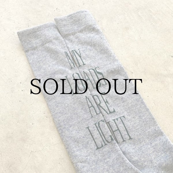 画像3: MY LOADS ARE LIGHT "TEXT HI LENGTH" - GRANITE BLUE (3)