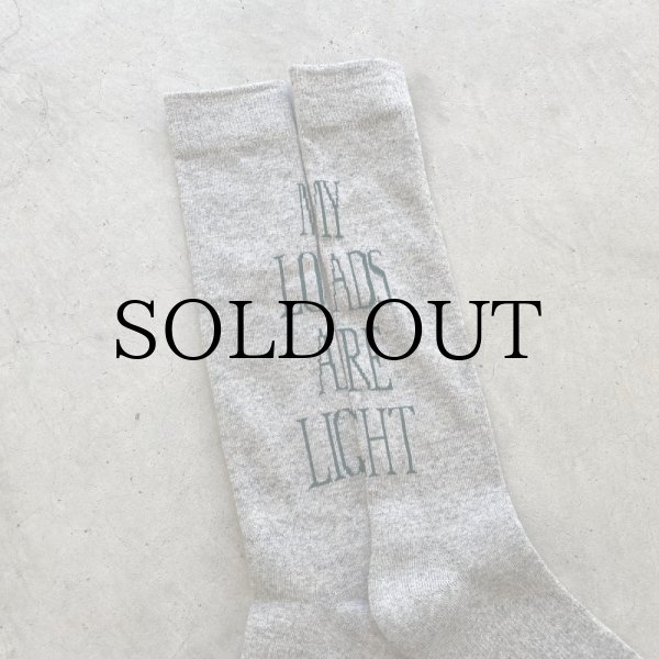 画像4: MY LOADS ARE LIGHT "TEXT HI LENGTH" - GRANITE GRAY (4)
