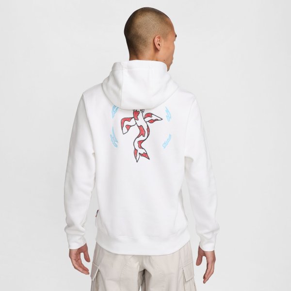 画像2: NIKE SB "AS U NK SB FLC PO HD OLY JPN" - WHITE/BLACK [ FZ4101-100 ] (2)