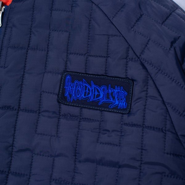 画像3: HODDLE "HDL M1 REVERSIBLE LINER JACKET " - NAVY / SAFETY ORANGE (3)