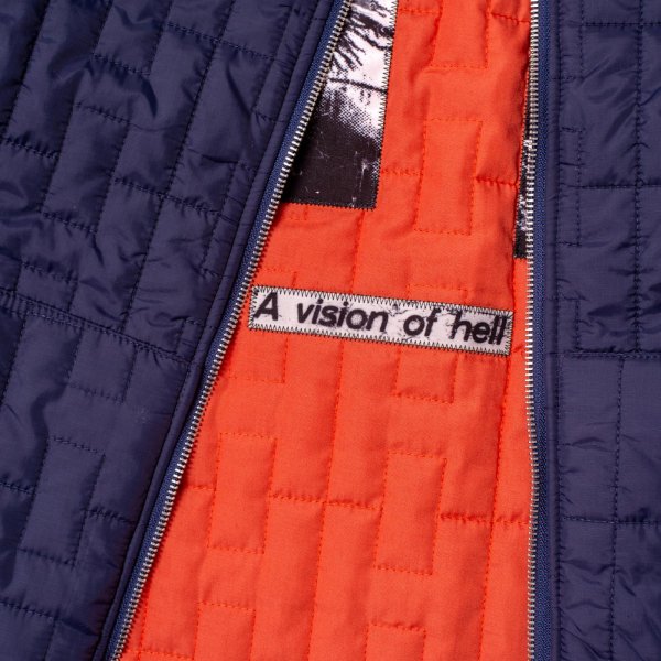 画像6: HODDLE "HDL M1 REVERSIBLE LINER JACKET " - NAVY / SAFETY ORANGE (6)