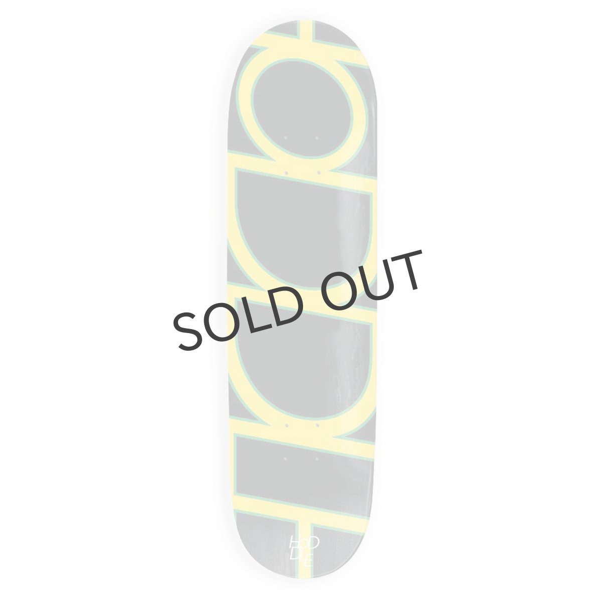 画像1: HODDLE " LOGO DECK-BLACK/ YELLOW/ GREEN " - 8.0inch (1)