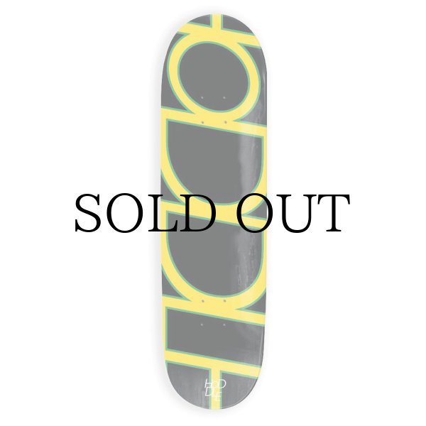 画像1: HODDLE " LOGO DECK-BLACK/ YELLOW/ GREEN " - 8.0inch (1)