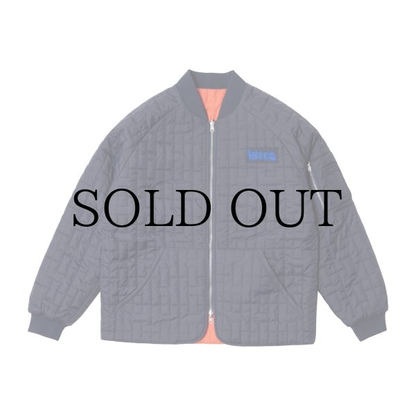 画像1: HODDLE "HDL M1 REVERSIBLE LINER JACKET " - NAVY / SAFETY ORANGE (1)