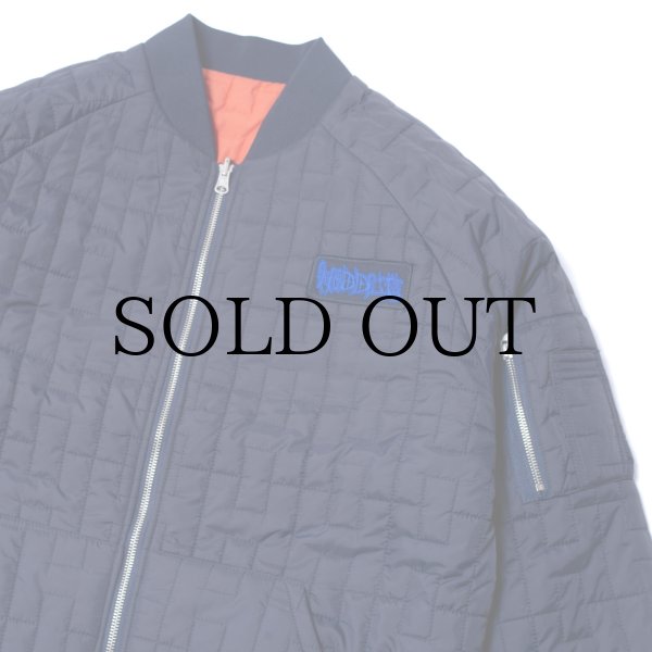 画像2: HODDLE "HDL M1 REVERSIBLE LINER JACKET " - NAVY / SAFETY ORANGE (2)