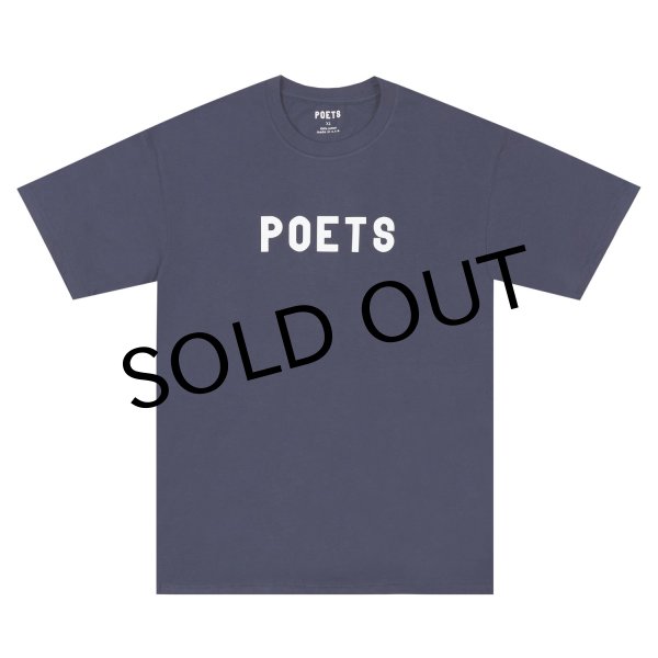 画像1: POETS " OG LOGO TEE " - NAVY (1)