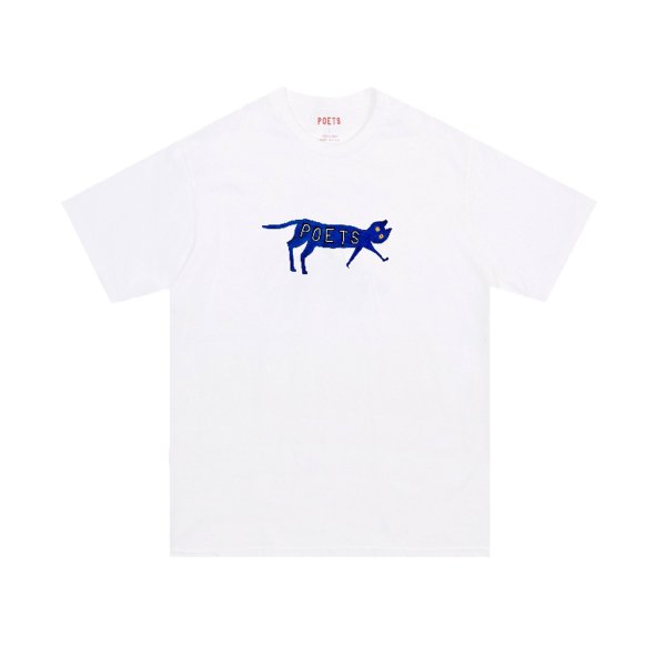画像1: POETS " CAT TEE " - WHITE (1)