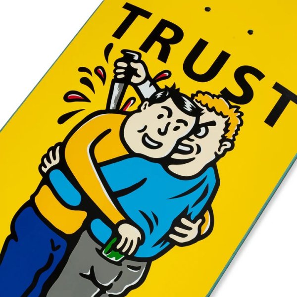 画像2: POLAR SKATE CO. " TRUST - YELLOW VENEER " - 8.25  (2)