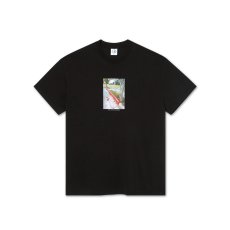画像1: POLAR SKATE CO. " RED CURB TEE " - BLACK (1)