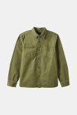 画像1: BRIXTON " SELDEN OVERSHIRT "- OLIVE SURPLUS WORM WASH (1)