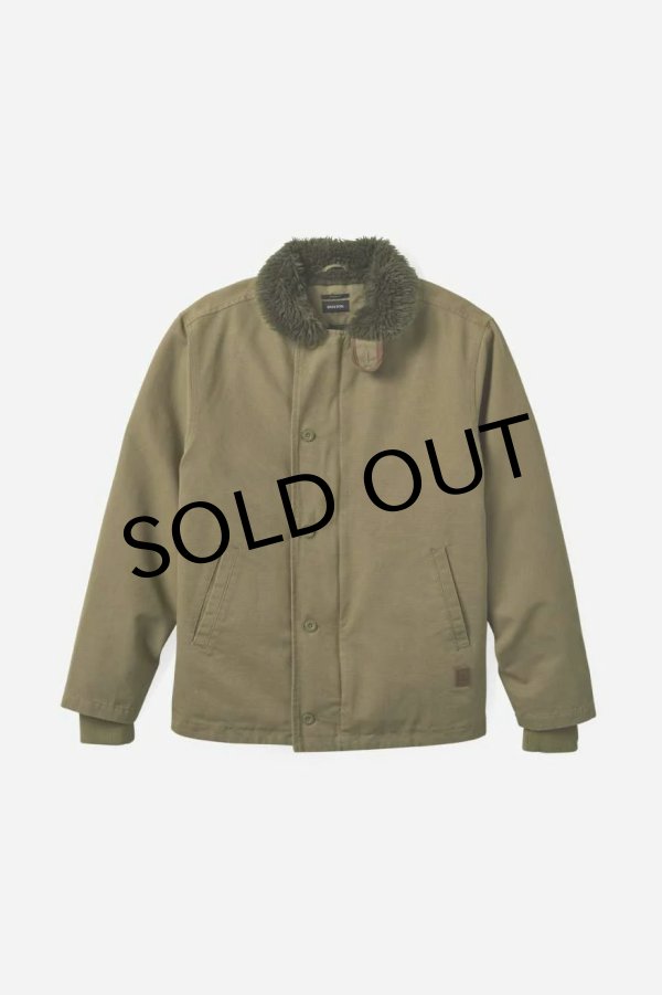 画像1: BRIXTON " 20TH ANNIVERSARY MAST JACKET "- OLIVE　SURPLUS (1)