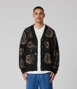 画像2: FORMER " CA BRAINSCAN CARDIGAN " - BLACK MUSHROOM   (2)
