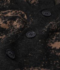 画像4: 【 SALE 】FORMER " CA BRAINSCAN CARDIGAN " - BLACK MUSHROOM   (4)