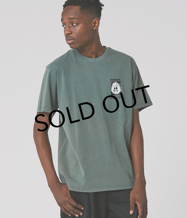 画像1: FORMER " BRAIN SCAN OVERSIZED T-SHIRT " - WASHED GREEN    (1)